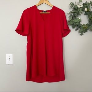 Zara Flutter Sleeve Swing Dress